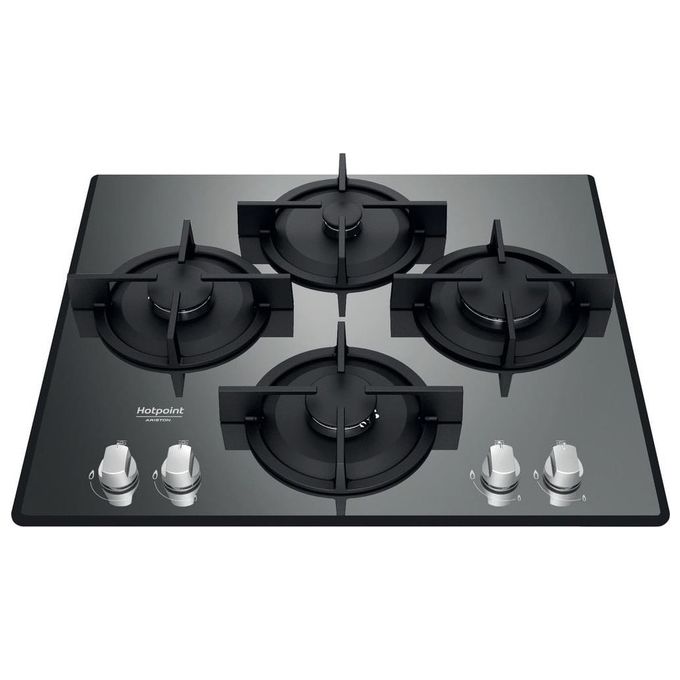 Hotpoint HAGD61SMR Diamond Piano cottura Gas 60 cm 4 fuochi Griglie in ghisa Accensione elettronica colore Specchio