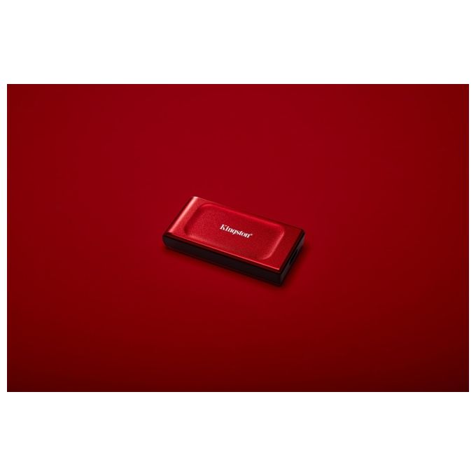 Kingston Technology 1Tb SSD Esterno XS1000 USB 3.2 Gen 2 Rosso