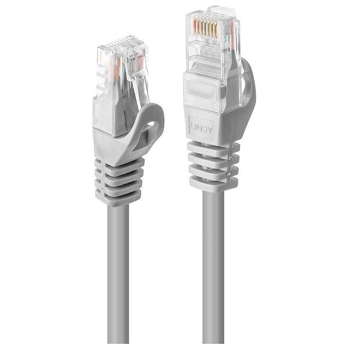 Lindy Cavo di Rete Cat 5E U-Utp 5mt Grigio