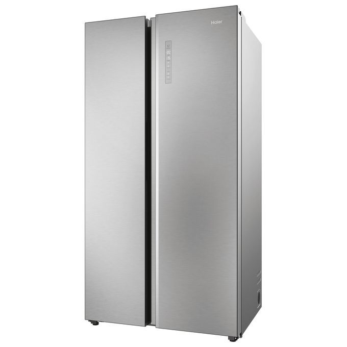 Haier HSW79F18ANMM Frigorifero Americano Side by Side Capacita' 611 Litri Classe energetica A Raffreddamento No Frost colore Inox