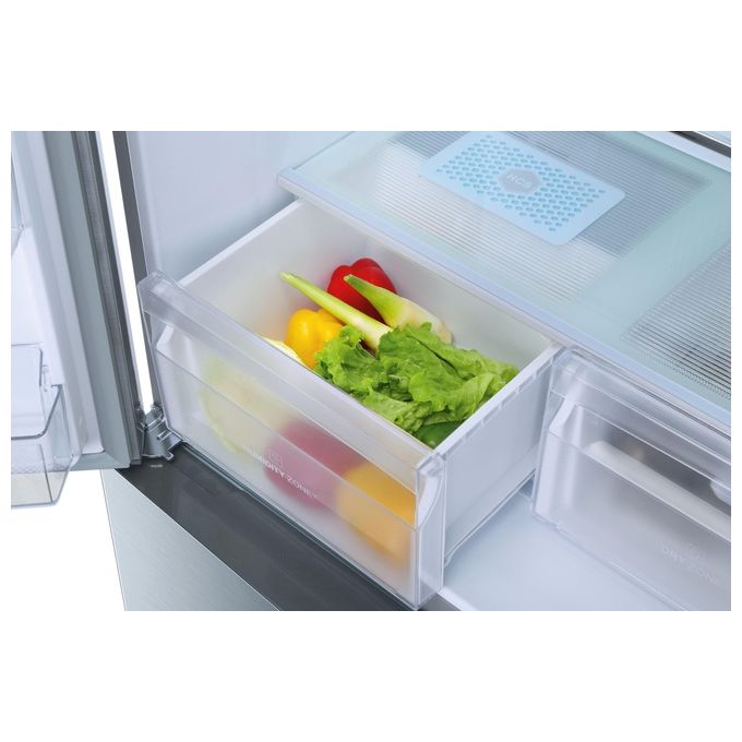 Haier HTF-458DG6 Frigorifero Combinato 4 Porte Capacita' 468 Litri Classe energetica F (A+) 180,4 cm Total No Frost Inox