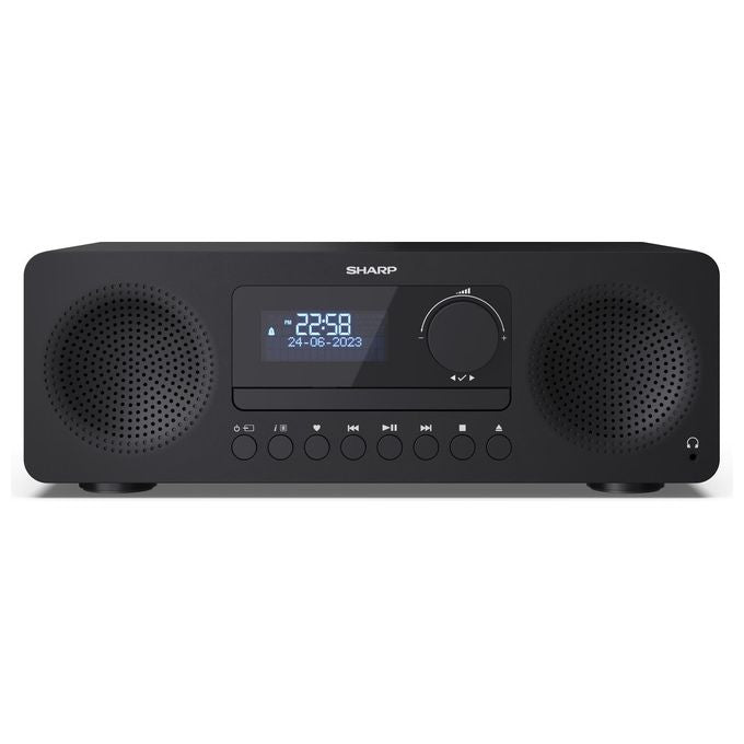 Sharp ALL-IN-ONE HI-FI Sound System Microsistema Audio per la Casa 100W Marrone