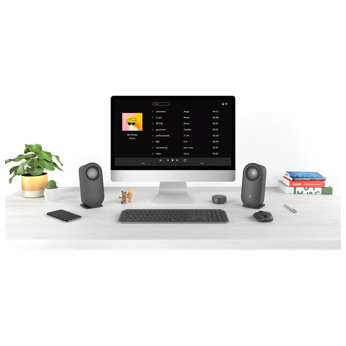 Logitech Z407 Altoparlanti Bluetooth per Computer con Subwoofer e Controllo Wireless Nero