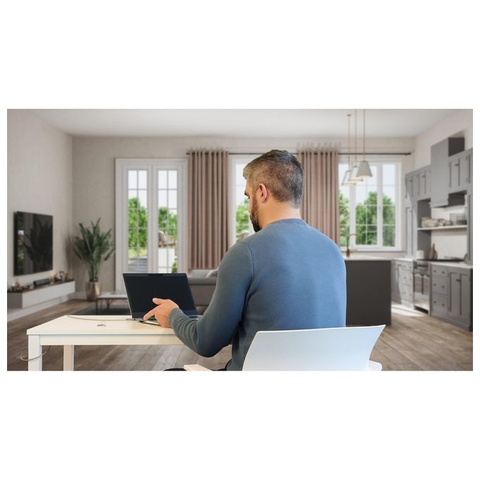 Kensington K60600WW Lucchetto per laptop con combinazione Slim Tipo di serratura Blocco di combinazione Chiave Tipologia slot blocco cavo Kensington colore Nero-Argento