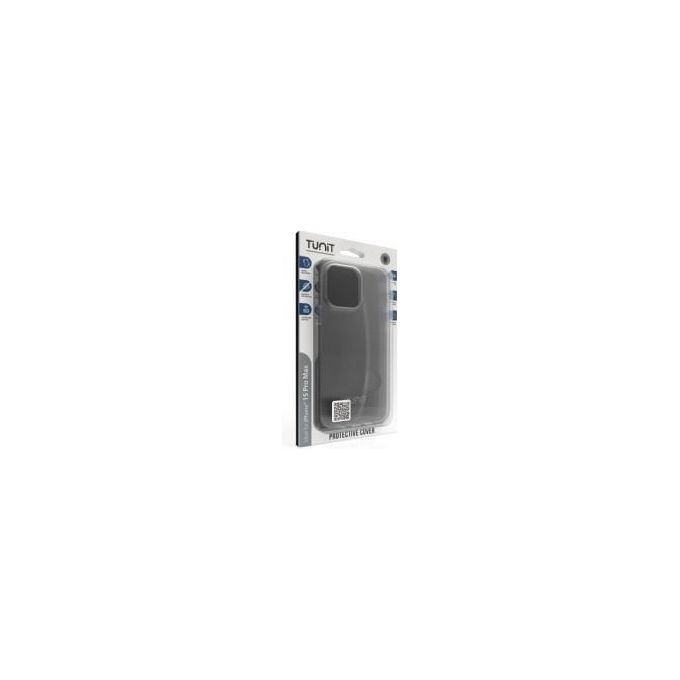 Tunit custodia trasparente per iphone 15 pro max 6.7 pollici in pc e tpu ttip15pmcl