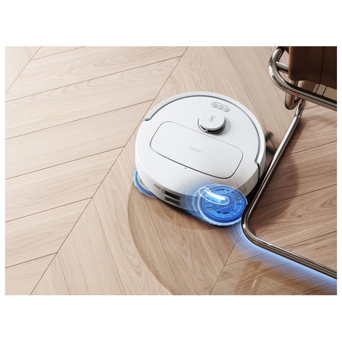 Ecovacs Deebot N30 Omni Pro Robot Aspirapolvere Lavapavimenti Tecnlogia ZeroTangle TruEdge Adaptive Edge Mopping