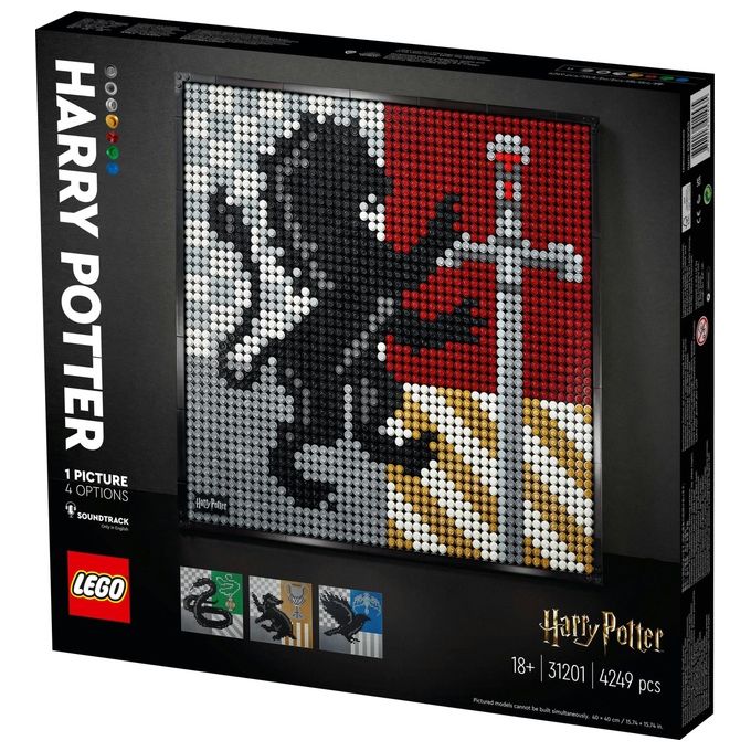 LEGO Art Harry Potter Hogwarts Crests