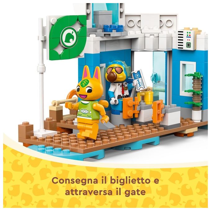 LEGO 77051 Animal Crossing Set da Costruzione con Aeroporto e Idrovolante Giocattolo 292 Pezzi colore Multicolore