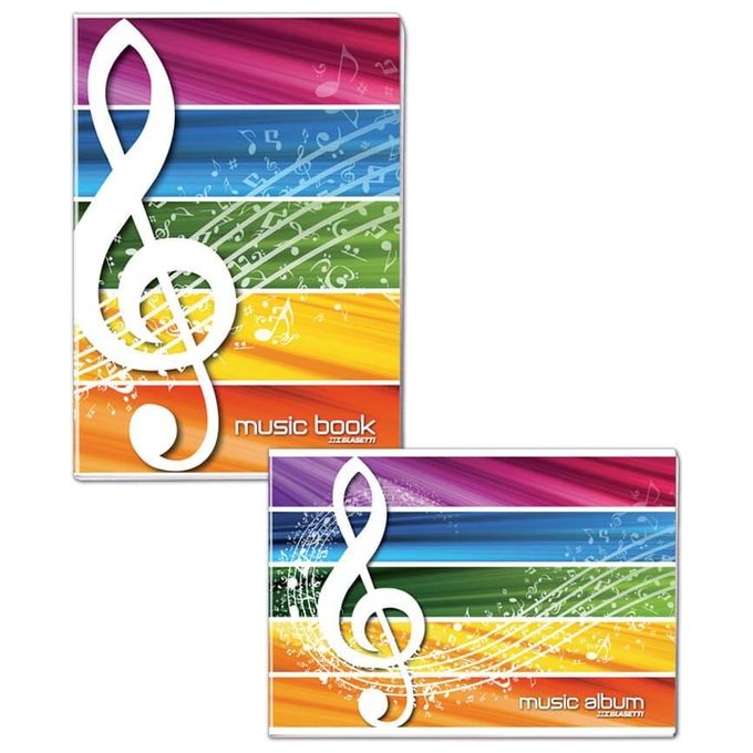 Blasetti 5707 Confezione 10 Pezzi Maxi Musica A4 100g