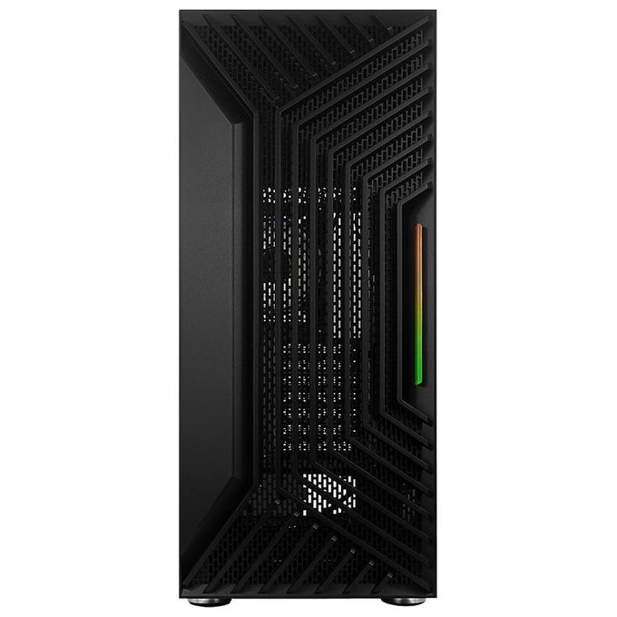 Noua Ne-o F18 Nero Caso ATX per PC Gaming con Supporto E-ATX Ventola PWM ARGB e Pannello Laterale in Vetro Temperato