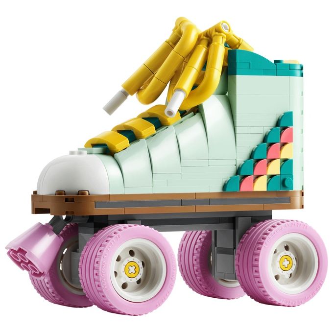 LEGO Creator 31148 3in1 Pattino a Rotelle Retro' Trasformabile in Mini Skateboard o Radio Giocattolo, Giochi per Bambini 8+