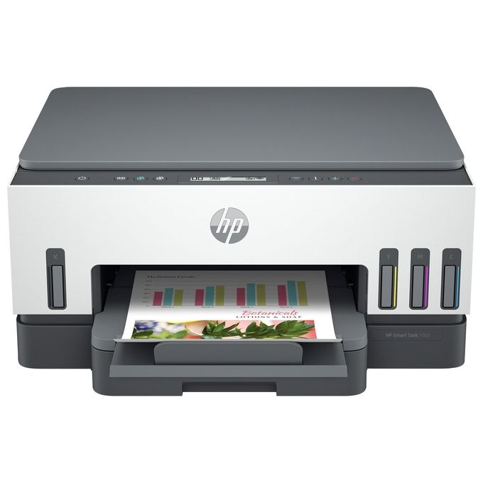 HP Smart Tank Plus 7005 AiO (28B54A) Stampante Multifunzione A4 con serbatoio di inchiostro ad alto volume di stampa stampa fronte-retro automatica scansione copia Wi-Fi HP Smart Bianco
