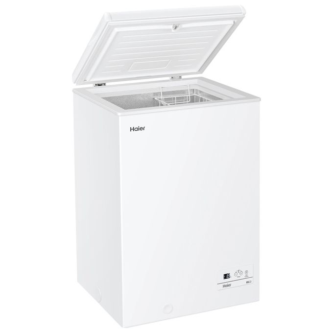 Haier HCE100E Congelatore a pozzetto orizzontale 97 Litri Classe E Capacita' di congelamento 6Kg-24h Bianco