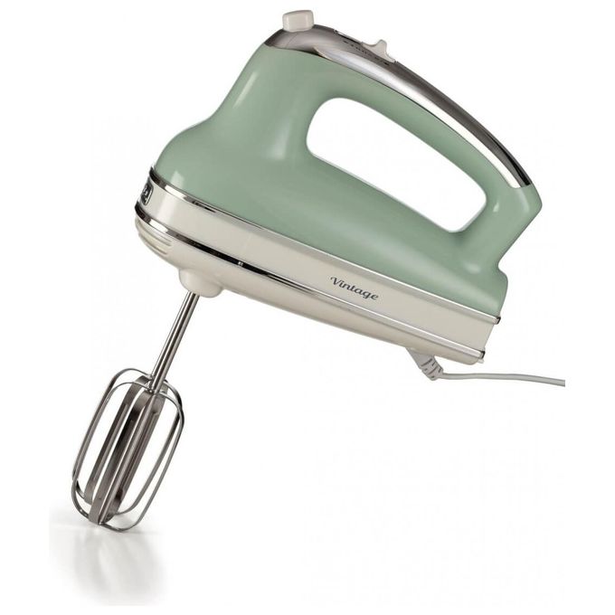 Ariete Sbattitore Elettrico Potenza 450W 5 Velocita' 2 Fruste colore Verde 1548 Vintage