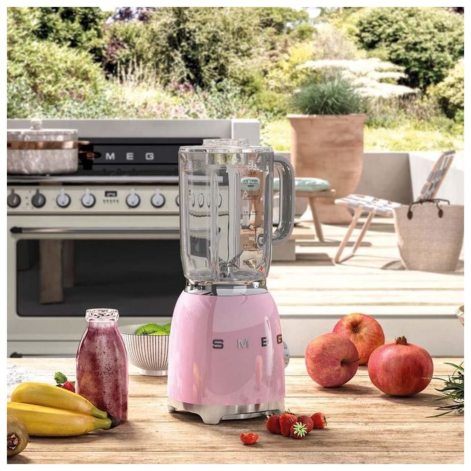 Smeg BLF01PKEU Frullatore Anni '50 1,5Lt 800W Rosa