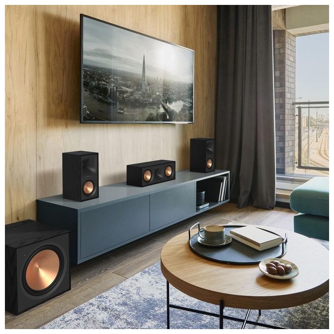 Klipsch R-50PM Coppia di Casse Attive Ebano