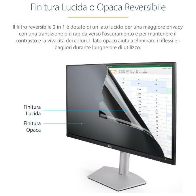 StarTech.com Filtro per la Privacy Universale per Monitor da 27