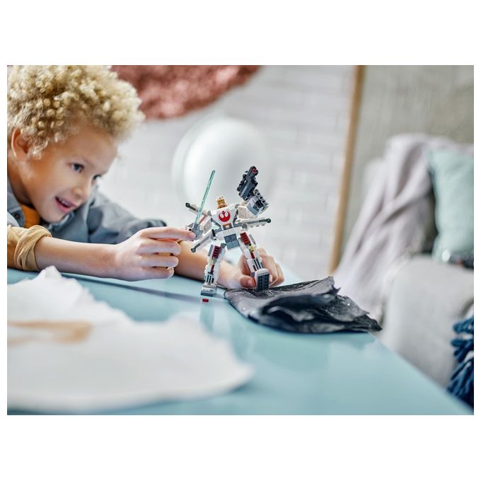 LEGO Star Wars Mech X-Wing di Luke Skywalker Veicolo Robot Giocattolo Simile all'Astronave Set di Giochi d'Avventura per Bambini e Bambine da 6 Anni in su Piccolo Regalo da Collezione 75390