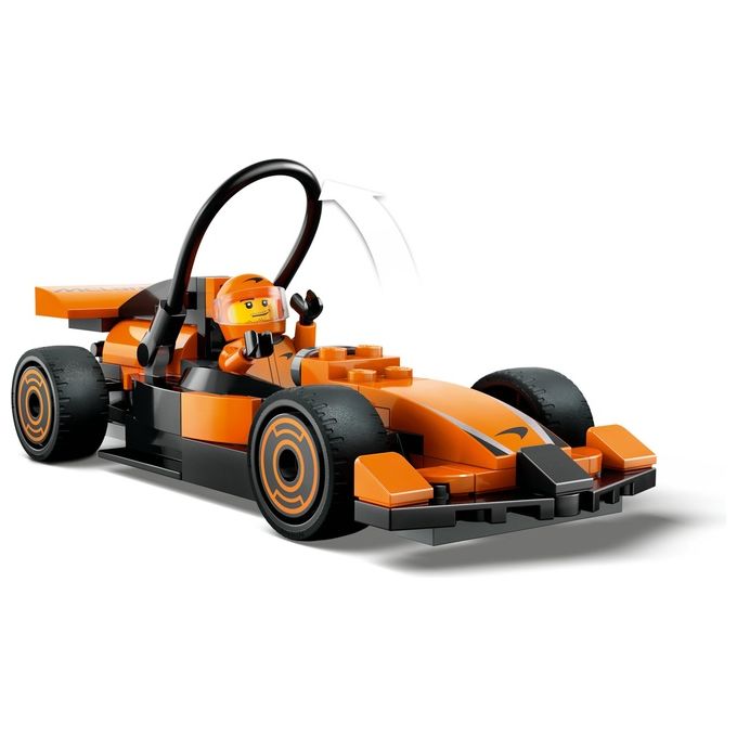 Lego Set Pilota e Monoposto McLaren F1 60442 City Formula1 Racing Construction Kit