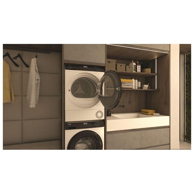 Haier I-Pro Series 3 HD100-A2939 Asciugatrice 10 kg Classe A con Pompa di Calore Profondita' 665 cm colore Bianco