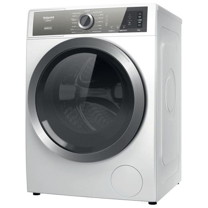 Hotpoint H8 W046WB IT Lavatrice Caricamento Frontale GentlePower Classe Energetica A Capacita' di carico 10Kg Centrifuga 1400 Giri PowerDrive Anti Macchia