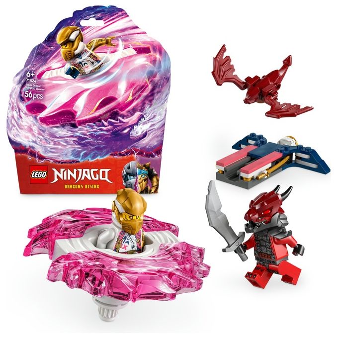 LEGO Spinner del Drago Spinjitzu di Sora 71824 Ninjago Giocattolo Avventura Creativa