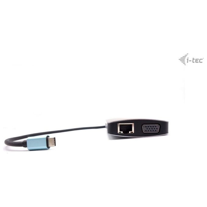 I-Tec C31NANODOCKVGAPD Metal Usb-C Nano Dock Hdmi-Vga con Lan e Power Delivery 100W