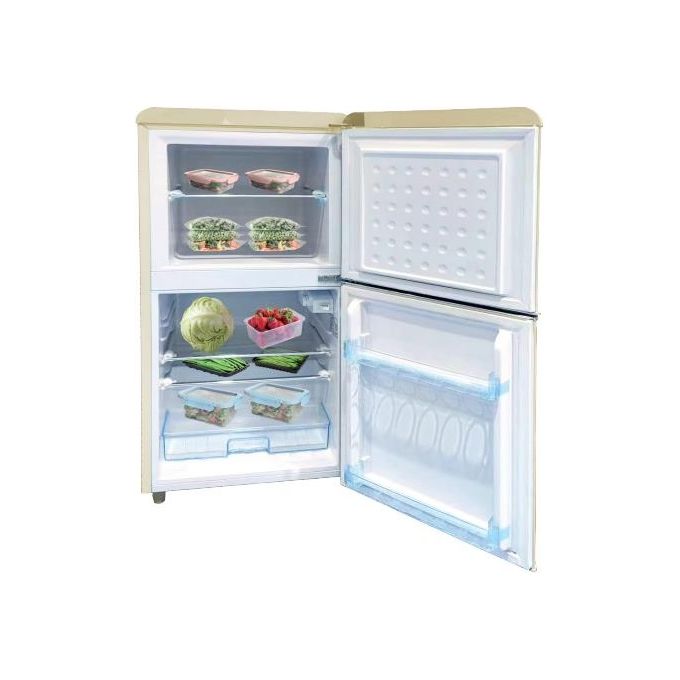 Dcg Eltronic MF110CCDP Mini Frigorifero Retro' 100 Litri Panna