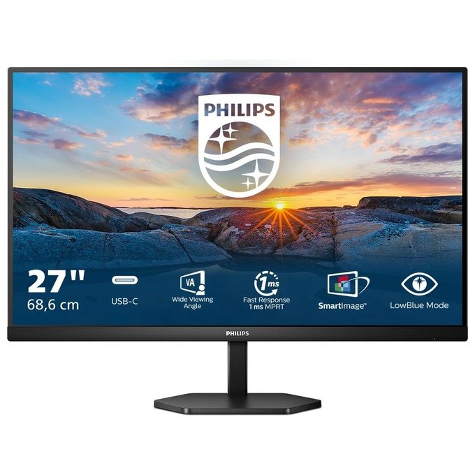 Philips Monitor 27'' LED IPS 3000 series 27E1N3300A - 00 1920x1080 Full HD Tempo di Risposta 4 ms