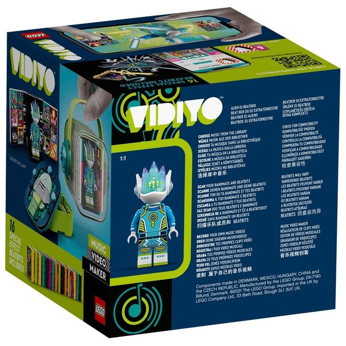 LEGO Vidiyo Alien Dj BeatBox Creatore Video Musicali con Alieno