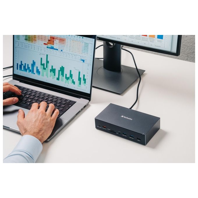 Verbatim CDS-17 Usb C Multi 17 in 1 Hdmi 8k Pd 100W