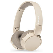 Philips TAH3209BG Cuffie On-Ear wireless bluetooth leggere con isolamento acustico passivo - 25 ore di riproduzione suono naturale chiamate chiare bassi dinamici 2 ore di carica USB-C - Beige