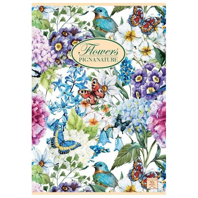 Pigna Confezione 10 Quaderni Flowers A4 5M 80gr