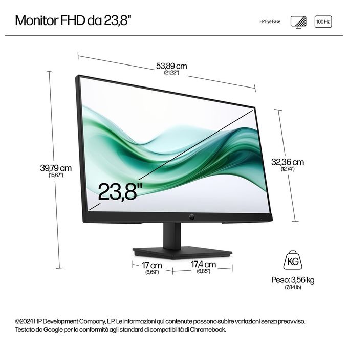 HP Series 3 Pro Monitor Serie 3 Pro Full HD da 23.8'' - 324pv