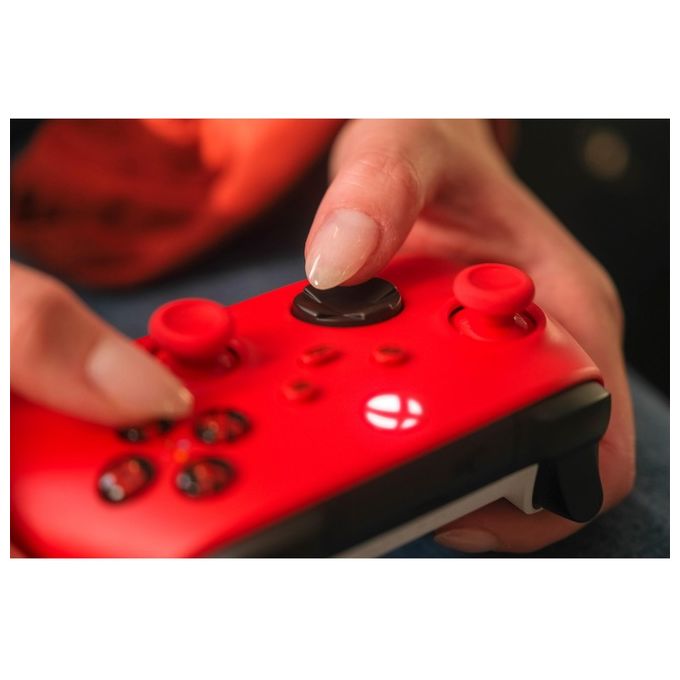 Microsoft Pulse Red Rosso Bluetooth-Usb Gamepad Analogico-Digitale per Xbox-Xbox One-Xbox Series S-Xbox Series X