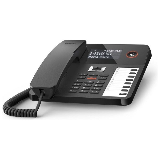 Gigaset DESK 800A Telefono DECT Nero