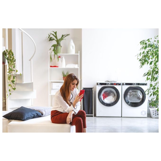 Hoover HWP49AMBC7-1-S Lavatrice caricamento frontale 9 Kg Classe A 1400 giri 53 cm Inverter Vapore