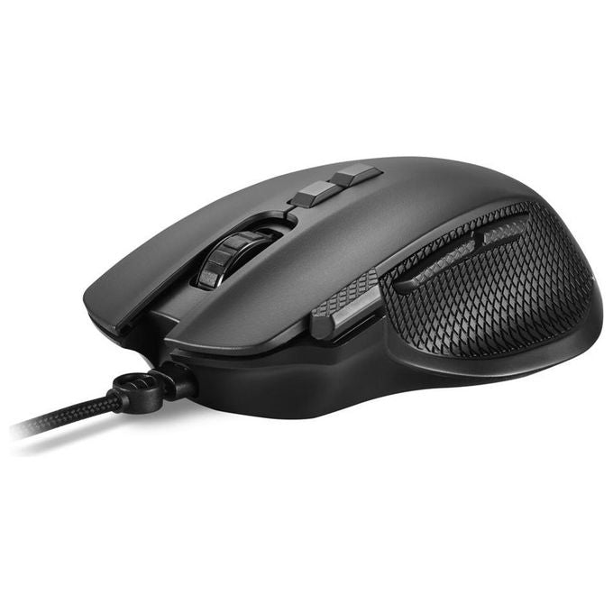 Sharkoon SHARK Force 3: il mouse da gioco definitivo con 12.800 DPI 8 pulsanti e illuminazione RGB - Ergonomico e adatto a tutti i tipi di impugnatura