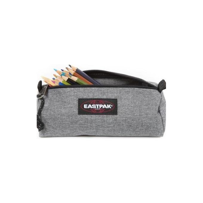 Eastpak Astuccio Tombolino Benchmark in Tessuto Nylon Grigio Chiaro