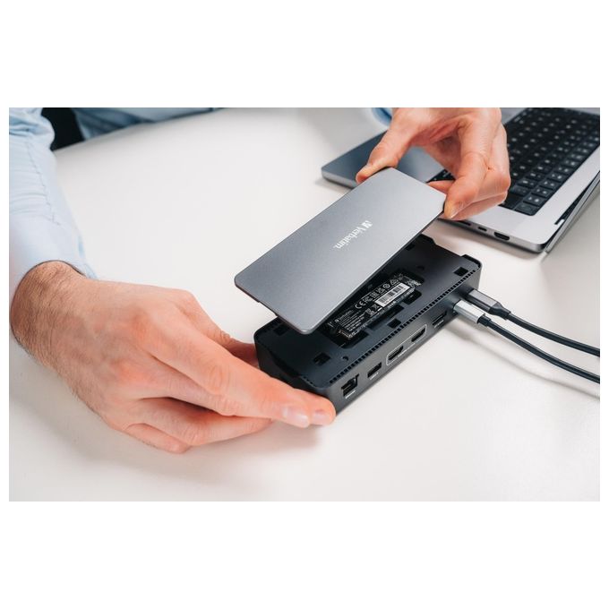 Verbatim CDS-15SSD USB-C Pro Docking Station 15 porte con SSD Incluso