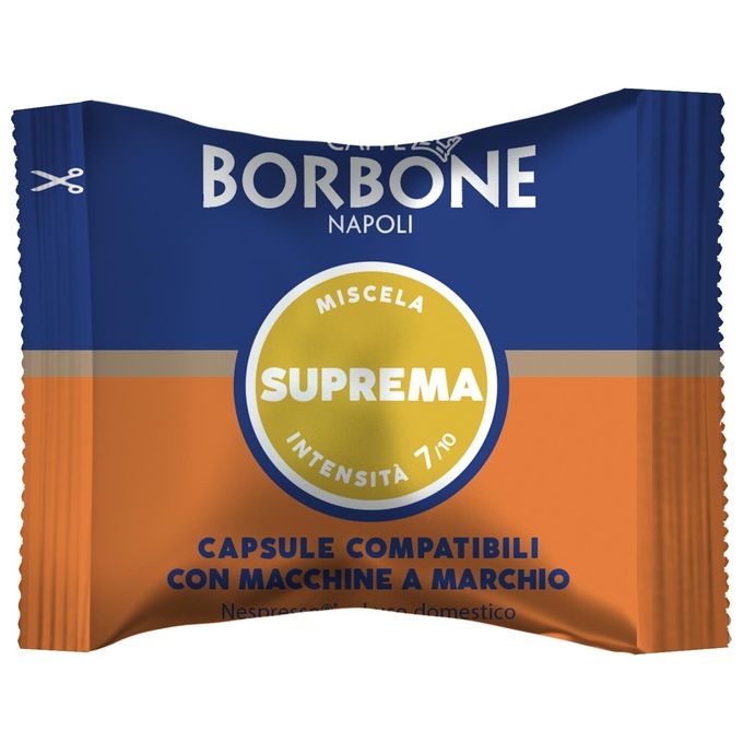 Borbone Caffe' in Capsule compatibili Nespresso Miscela Suprema Box 120 Pezzi
