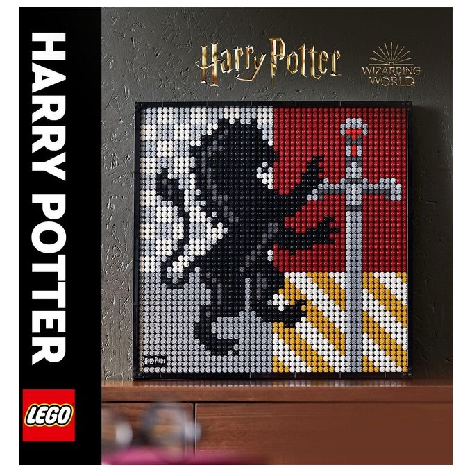 LEGO Art Harry Potter Hogwarts Crests