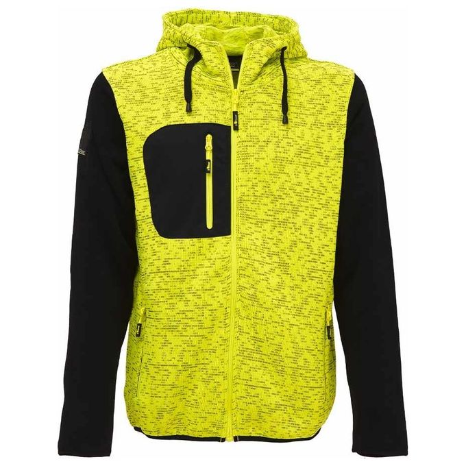 U-Power Felpa Giallo Fluo Taglia XXL Rainbow