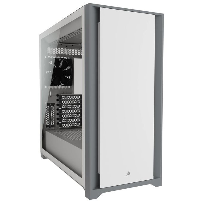 Corsair 5000D Middle Tower Vetro Temperato No Power minITX-mATX-ATX Bianco