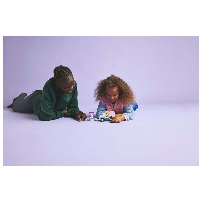 LEGO Friends Il Furgone dei Gelati di Heartlake City Giochi Creativi e Didattici per Bambine da 4 Anni con Camion Giocattolo 2 Mini Bamboline un Coniglietto Cibo e Accessori Set con Veicolo 42644