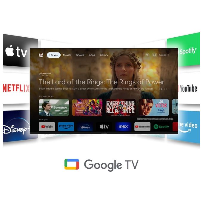 Thomson Streaming Box Ultra HD Android con Risoluzione Avanzata e integrazione Smart 4K