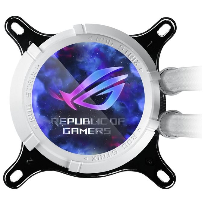 ASUS ROG Strix LC III 360 Argb White Edition Case per Computer Raffreddatore di Liquidi Tutto in Uno 12 Cm Bianco