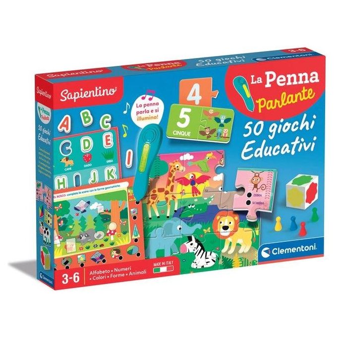 Clementoni Gioco Educativo Sapientino Penna 50 Giochi