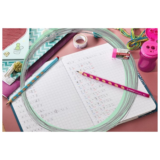 Matita Ergonomica triangolare - STABILO EASYgraph S per Mancini in Petrolio - Gradazione HB