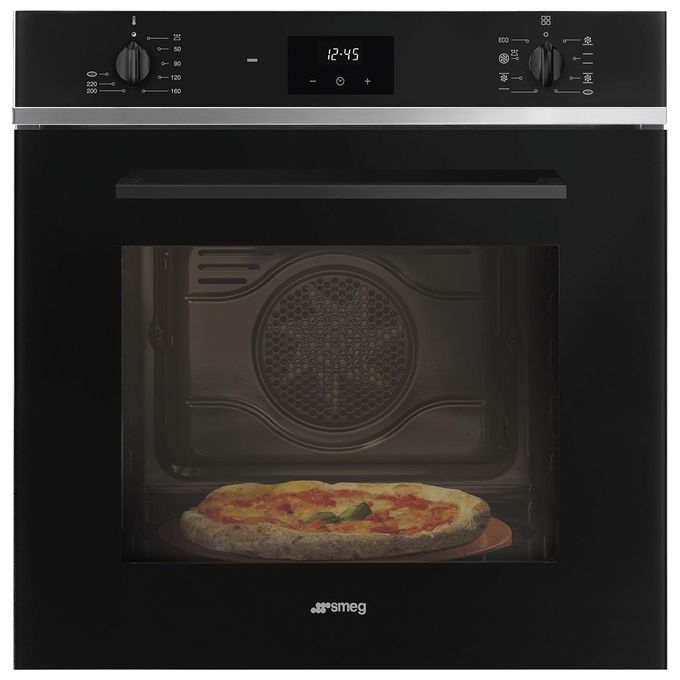 Smeg SF6400PZB Forno da Incasso Multifunzione Elettrico Termoventilato 65 Litri Classe A Nero Funzione Pizza